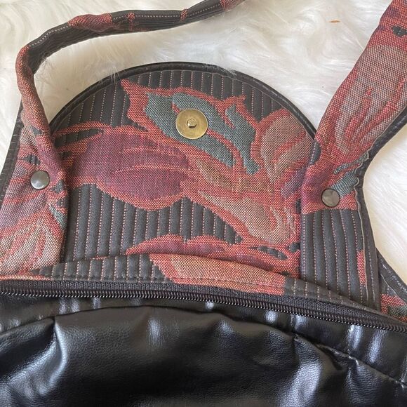 Gianfranco Lotti large hobo shoulder bag in quilted fall colors & black … - Picture 11 of 16